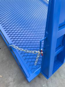 Passerelle mobile pour quai de 10 tonnes, machine de nivellement de quai, rampe pour chariot élévateur, plateforme élévatrice, plateau tournant hydraulique <span class=keywords><strong>manuel</strong></span> de 11,4 mètres de long - Product Image 4