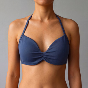 Conjunto de Yoga para Mujer, Transpirable, de Secado Rápido, Spandex/Nylon, Cuello en V, 2 Piezas, Sujetador Deportivo, Shorts de Cintura Alta con Efecto Levanta Glúteos, Sin Costuras, Control de Abdomen - Product Image 4