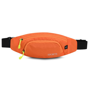 Sac banane noir personnalisé avec logo pour la course, la randonnée, le cyclisme, le camping – Accessoire de taille pour femmes et hommes – Vente en gros à prix réduit - Product Image 1