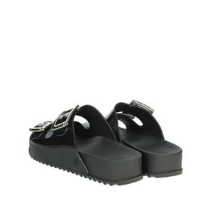 Zaxy Women's Low Top Slippers ZA18063 Black Flat <b>Sandals</b> - Product Image 2