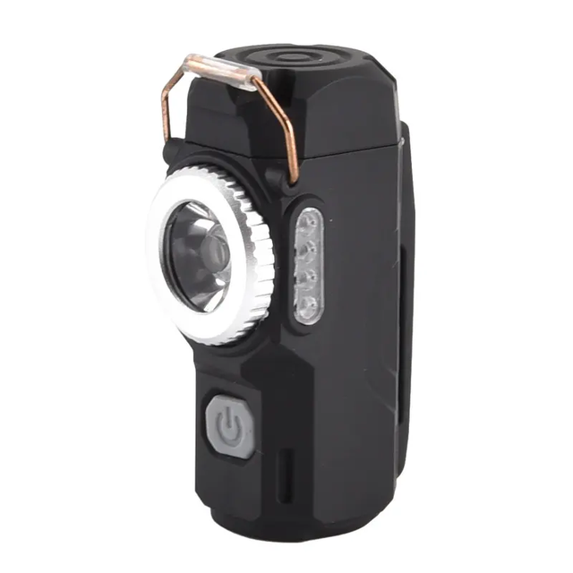 Portable Mini Arc Ignition Type-C Rechargeable Cigarette Lighter Windproof Wind Pen Clip Flashlight for Outdoor Hiking Gift