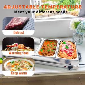 <strong>Professional</strong> Commercial Stainless Steel Buffet 4 Pan <strong>Electric</strong> <strong>Food</strong> <strong>Warmer</strong> Plate <strong>Food</strong> <strong>Warmer</strong> Tray