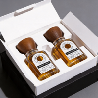 Emballage de flacon de parfum en verre au design unique, 50 ml, 100 ml, flacons de parfum vaporisateur, 30 ml, flacon de parfum en verre de luxe avec boîte