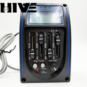 HIVE批发高灵敏度LC-4 4频段EQ均衡器电箱民谣吉他原声吉他拾音器配件 - Product Image 4