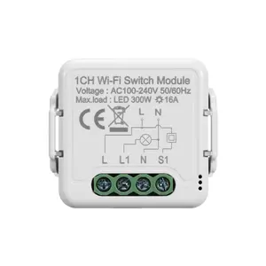 WIFI Zigbee Módulo de Interruptor de Medição de Energia Suporte de Relé Controle por Voz App Controle 20-50 PCS