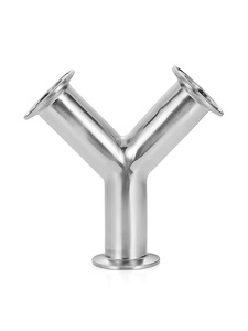 Thép không gỉ nhanh chóng kết nối vệ sinh lớp y-Hình <span class=keywords><strong>TEE</strong></span> lắp ráp nhanh chóng tiết kiệm giờ lao động - Product Image 5