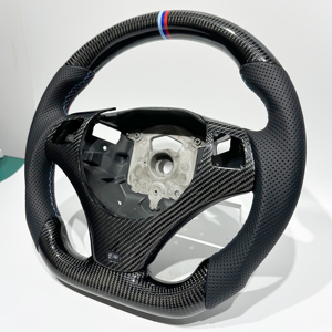 Volante de fibra de carbono con levas de cambio para <span class=keywords><strong>BMW</strong></span> E90 E92, con interfaz de palanca de cambios, desde almacén de EE. UU. - Product Image 4