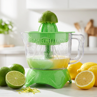 Huishoudelijke 700ML Elektrische Citruspers 25W Tweezijdige Draaimechanisme Sinaasappel- en Citroenpers met Cones, Gemakkelijk te Reinigen
