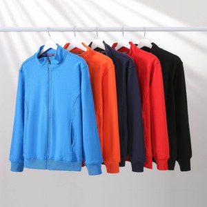 Nuovi arrivi inverno semplice felpa con cerniera da <span class=keywords><strong>donna</strong></span> 480gsm pesante felpa in pile tinta unita personalizzata - Product Image 3