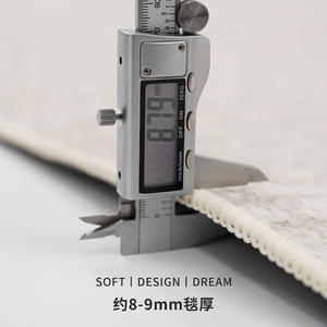 Tapis irrégulier de style français en fibre de polyester, imperméable et durable, pour salon, chambre à coucher, usage domestique - Product Image 4