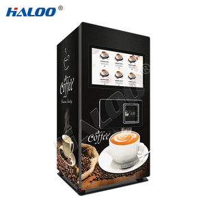 ผู้จัดจำหน่ายตู้จำหน่ายสินค้าอัตโนมัติ Haloo ตู้จำหน่ายกาแฟอัตโนมัติ 168 แคปซูล พร้อมน้ำแข็งและเครื่องจำหน่ายกาแฟร้อนสำหรับเครื่องชงกาแฟเชิงพาณิชย์ - Product Image 3