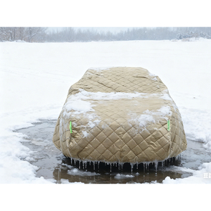 Housse de voiture protectrice contre la grêle, imperméable, épaisse, en coton, anti-neige, pour accessoires d'hiver - Product Image 3