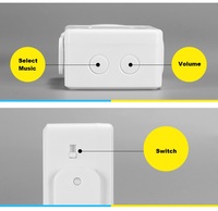 Penjualan terlaris Sensor gerak inframerah bel pintu nirkabel cerdas Selamat Datang bel pintu dengan 17 melodi