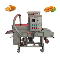 Petite machine automatique de panification et d'enrobage de miettes de pain pour nuggets de poulet et snacks