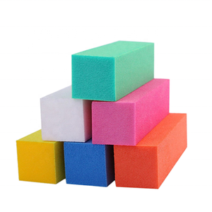 <span class=keywords><strong>Cube</strong></span> professionnel limes à ongles éponge papier de verre UV GEL vernis couleur bonbon limes à ongles en vrac manucure accessoire outils - Product Image 1