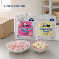 Aimo Gaufrettes au fromage croustillantes, saveur sucrée et fruitée, 27g, cuites à basse température, dessert protéiné au sucre, en boîte