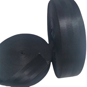 25mm 38mm poliester hitam sabuk pengaman mobil anyaman - Product Image 4