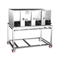 Four à poisson et grill en acier inoxydable pour la mise en place de stands