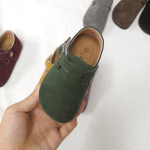 Birkenstocks rétro d'extérieur de qualité supérieure avec daim supérieur bout rond design <span class=keywords><strong>plat</strong></span>-chaussures de famille légères à la mode été automne - Product Image 4