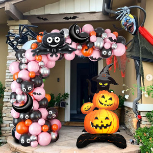 New Halloween Aluminum Film <b>Balloon</b> Set Ghost Pumpkin Spider Bat Theme Party <b>Decoration</b> <b>Balloon</b> - Product Image 3