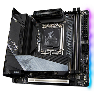 Carte mère de jeu <span class=keywords><strong>GIGABYTE</strong></span> INTEL Z690I AORUS ULTRA prend en charge les processeurs Intel de 12e génération avec socket LGA1700 et mémoire DDR5 64G - Product Image 4