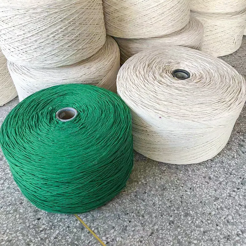 Fábrica de produção por atacado de fricção fiado roving, rotor fiado fio de algodão, corda fio de algodão para esfregões