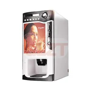 Desktop Muntautomaat Drankautomaat Automatische Oploskoffiemachine Melk Thee Warme Drank Machine Zelfbedienende Drankmachine