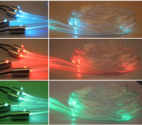 KingShowStar — ampoules led 9 en 1 pour voitures, fibre optique, éclairage d'atmosphère, lumière d'intérieure 12V, 6W, 9 pièces