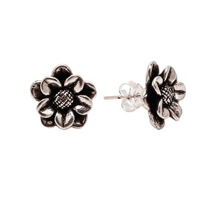 Rare <b>Studs</b> <b>Earrings</b> for Women and <b>Girls</b> 925 Sterling Silver Custom Made Jewelry Indian Handmade Silver <b>Earrings</b> - Product Image 1