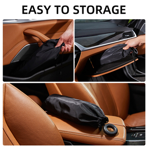 Parasol de voiture portable avec anneau de traction, poignée parapluie, pare-soleil pliable pour voiture, protection automobile extérieure estivale - Product Image 6