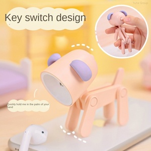 Lampe polyvalente cadeau créatif amusant et original bouton pile lampe de bureau ornement aspiration sous vide mini veilleuse - Product Image 5