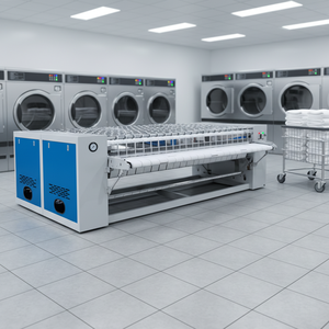 Machine de calandrage automatique industrielle pour linge universitaire, composants moteur principaux, équipement de repassage pour chemises et pantalons - Product Image 5