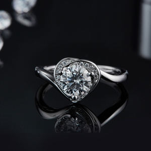 925 кольцо из стерлингового серебра с фианитом - Product Image 3