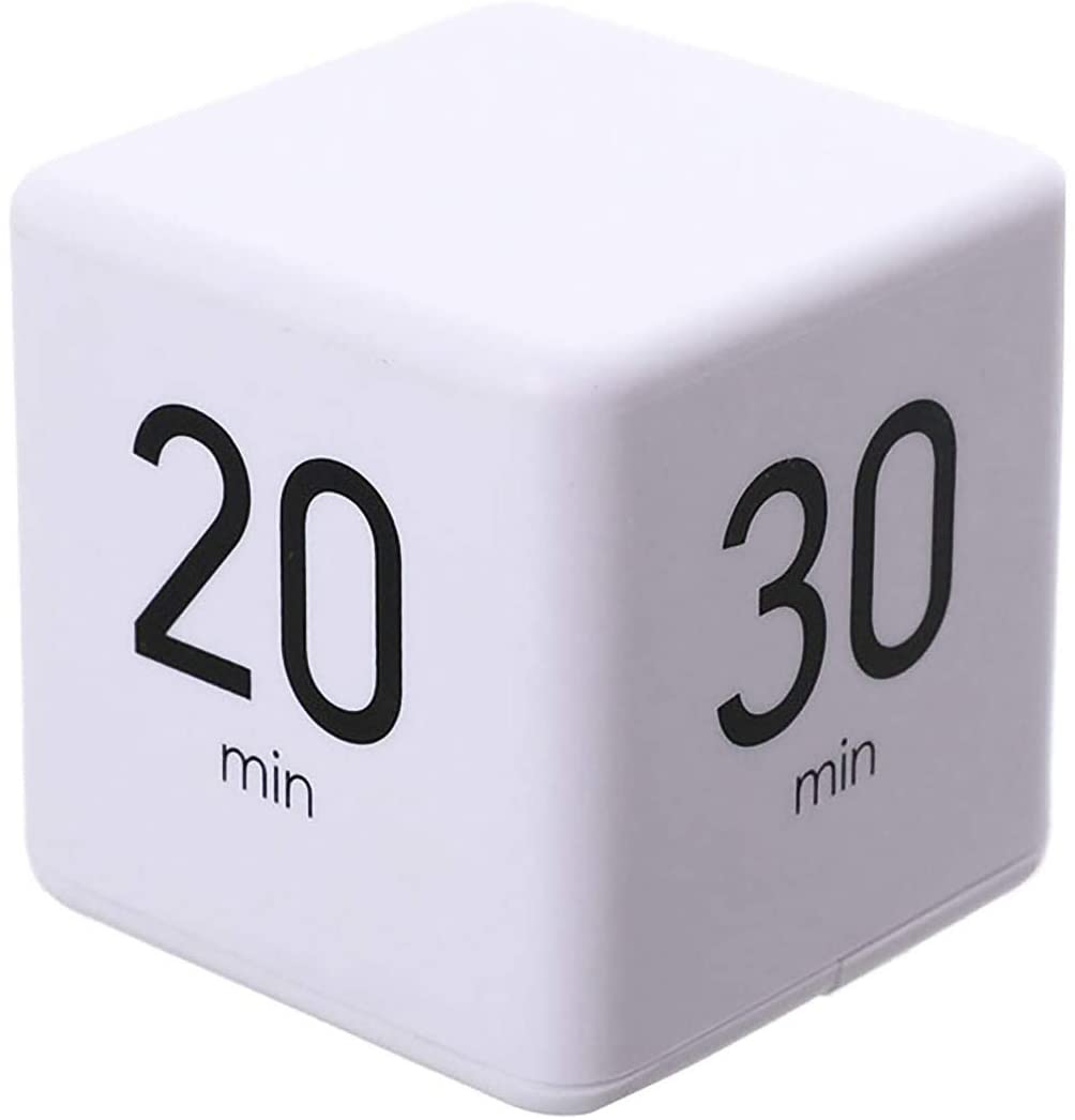 Cube 4 Led Light Alarm Digital Timer For For Time Management Kitchen Timer