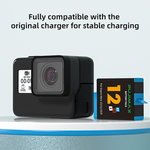 Batería de Repuesto para Cámara de Acción PUJIMAX, Batería Recargable de Iones de Litio de 3.85V y 1900mAh para GoPro <span class=keywords><strong>Hero</strong></span> 12 11 10 <span class=keywords><strong>9</strong></span> - Product Image 3