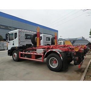 Camión de Basura Dongfeng 4x2 de 12 Toneladas con Sistema de Elevación Palfinger, Camión de Basura con Brazo de Gancho, Camión de Basura Roll-Off - Product Image 1