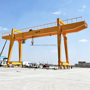 Grue à portique mobile à double poutre sur roues 10T 16T 25T 32T pour levage en extérieur - Product Image 3