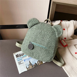 6318 กระเป๋าเป้สะพายหลังสีพื้นขนาดเล็กสำหรับเล่นกีฬาและพักผ่อน - Product Image 4