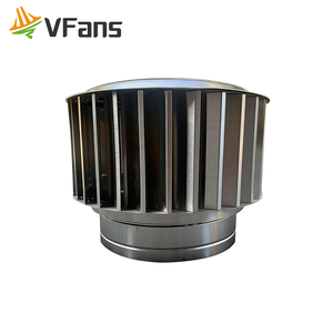 Ventilateur de toit automatique VFans 300-1000mm SS201 à économie d'énergie pour l'utilisation en usine, turbine de ventilation pour élevage de vaches et ferme avicole - Product Image 4