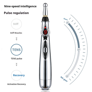 Tens Pulse Meridian Energy Massage Stift Muskelstimulation wiederaufladbarer analgetischer Meridian Energie Therapie Akupressur-Stift