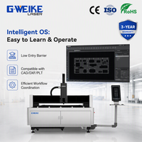 Machine de découpe laser à fibre CNC 3 axes automatique à intelligence artificielle pour tôles métalliques 1000W-3000W refroidie par eau