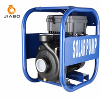 Pompe à eau solaire submersible à basse pression en acier inoxydable 2HP 3 pouces 6m³/h 125m pour puits profond agricole avec contrôleur MPPT