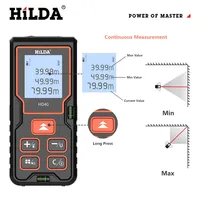 Télémètre laser HILDA jusqu'à 100 m, mètre de distance, ruban laser de construction, télémètre
