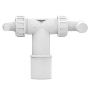 Siphon de lavabo blanc en PP 1 1/2 pouce, système de vidange pop-up pour salle de bain, installation facile - Product Image 3