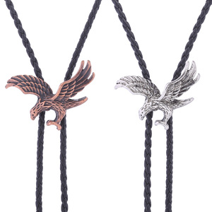 Collana di accessori per abiti antichi di Design <span class=keywords><strong>aquila</strong></span> popolare emblema in metallo cow boy Custom Bolo Tie donna - Product Image 4
