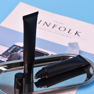 Venta al por mayor negro vacío plástico Squeeze contenedor tubo de embalaje brillo de labios tubos contenedores 40g capacidad con tapón de rosca - Product Image 4