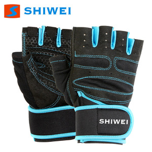 Gants de fitness Shiwei, demi-doigts, antidérapants, pour la gym, le cyclisme, la musculation, la danse, les entraînements, unisexes, taille adulte M L XL - Product Image 2