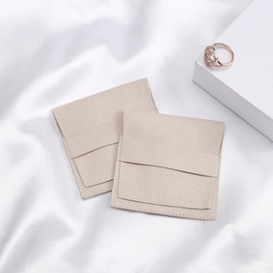 <b>Envelope</b> Bags Small Velvet Flap Pouch for Jewelry Microfiber Jewelry Pouch Support Custom Deboss Logo - Product Image 1