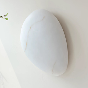 Luz de techo LED creativa en forma de huevo, diseño minimalista para dormitorio, pasillo, y Villa Hotel, fuente de alimentación de CA con Base metálica - Product Image 3