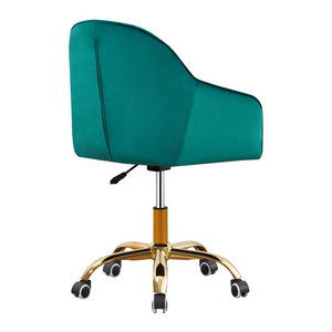 Silla de Comedor Moderna <span class=keywords><strong>Tapizada</strong></span> <span class=keywords><strong>con</strong></span> Tela de Terciopelo y Patas de Metal <span class=keywords><strong>con</strong></span> <span class=keywords><strong>Ruedas</strong></span> para Restaurante, Modelo 2026 - Product Image 2